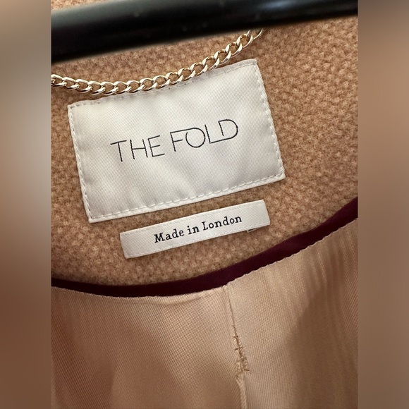 The FOLD London Claremont Camel Coat size 10 - Picture 3 of 9